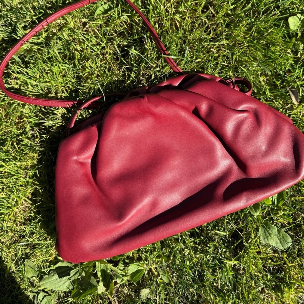 Elegant Red Women's Bag vintage crossbody